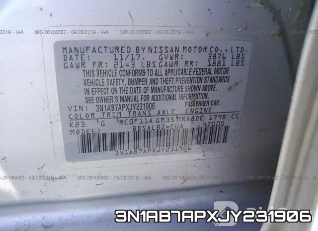 3N1AB7APXJY231906 фото 10