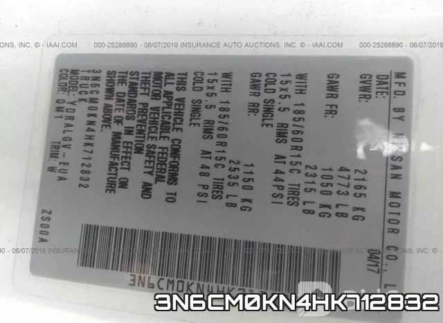 3N6CM0KN4HK712832 фото 10