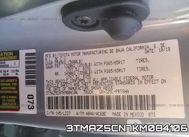3TMAZ5CN7KM084106 фото 9