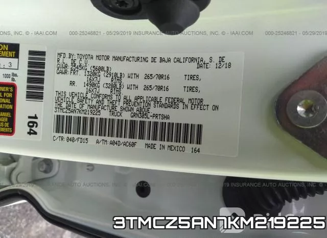 3TMCZ5AN7KM219225 фото 10