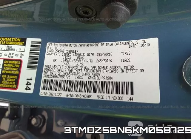 3TMDZ5BN6KM058725 фото 10