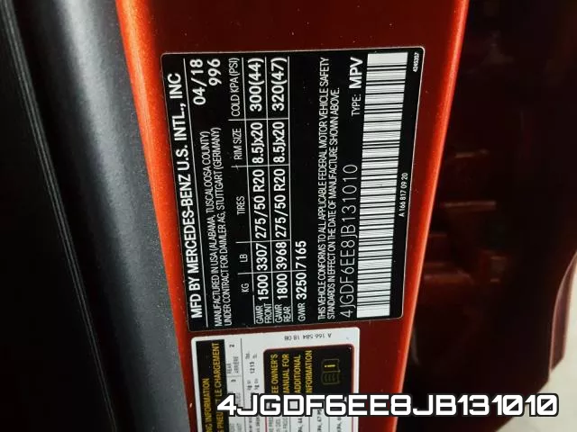 4JGDF6EE8JB131010 фото 2
