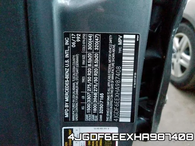 4JGDF6EEXHA987408 фото 2