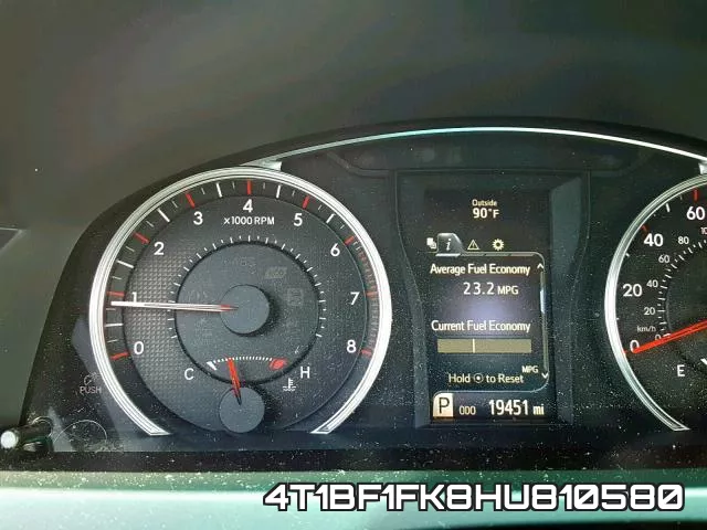 4T1BF1FK8HU810580 фото 8