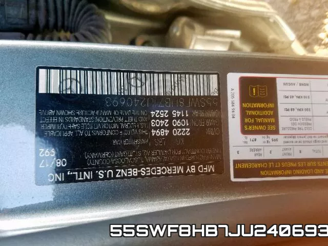55SWF8HB7JU240693 фото 2