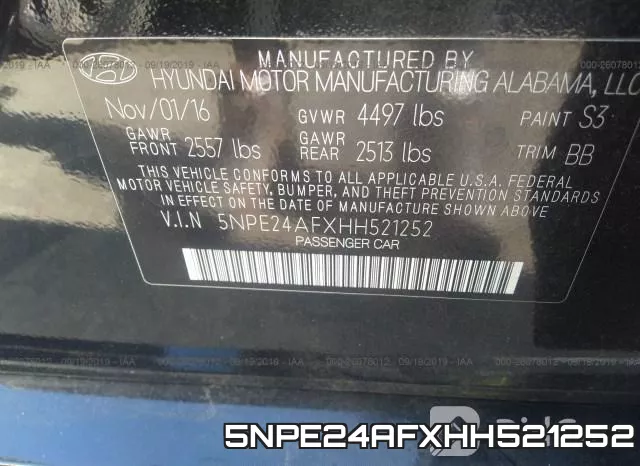 5NPE24AFXHH521252 фото 10