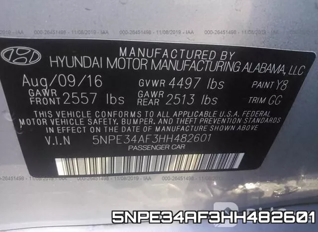 5NPE34AF3HH482601 фото 9