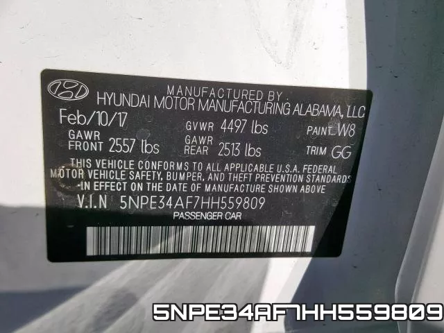 5NPE34AF7HH559809 фото 2