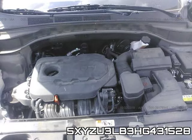 5XYZU3LB3HG431528 фото 2