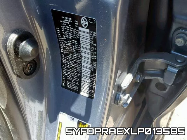 5YFDPRAEXLP013585 фото 2