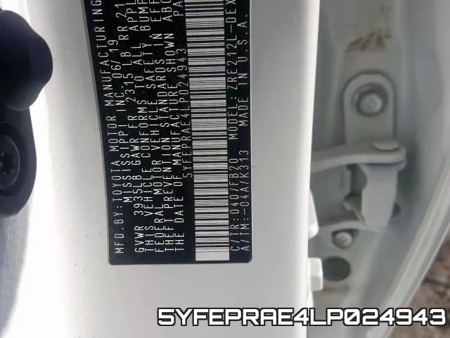 5YFEPRAE4LP024943 фото 2