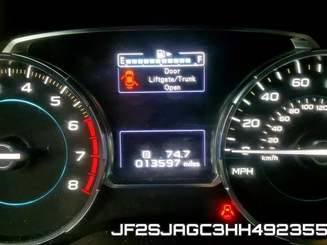 JF2SJAGC3HH492355 фото 9