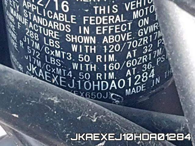 JKAEXEJ10HDA01284 фото 2