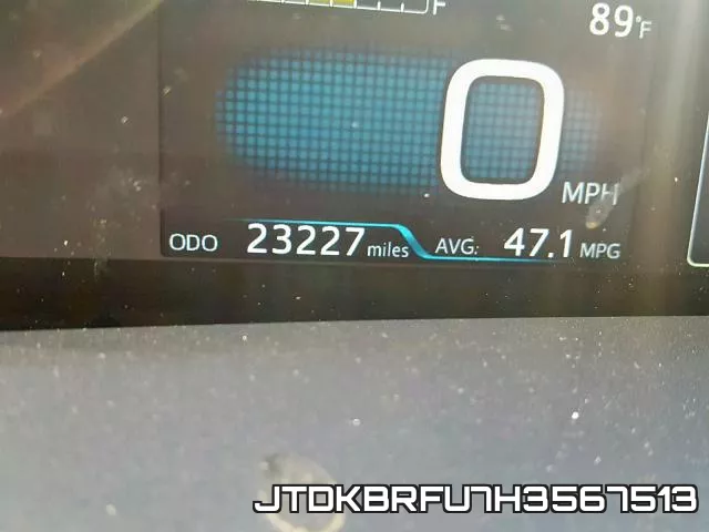 JTDKBRFU7H3567513 фото 9
