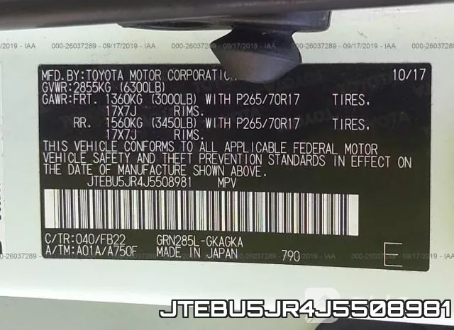 JTEBU5JR4J5508981 фото 9