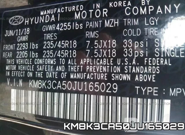 KM8K3CA50JU165029 фото 10