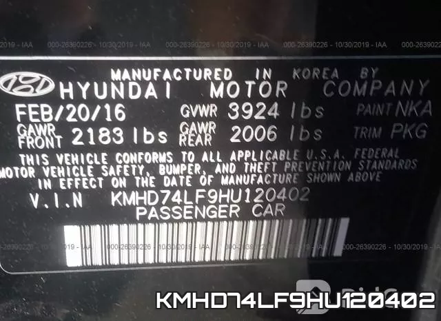 KMHD74LF9HU120402 фото 10
