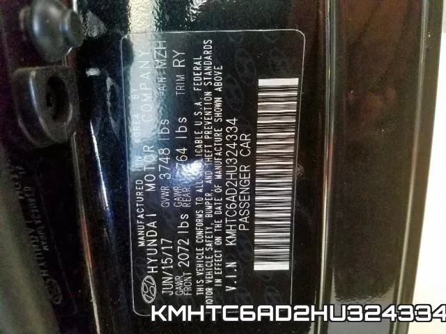 KMHTC6AD2HU324334 фото 2