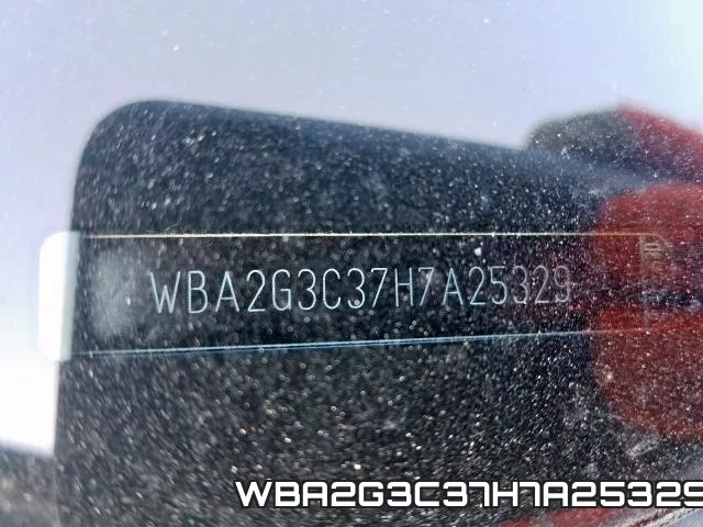 WBA2G3C37H7A25329 фото 2