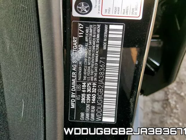 WDDUG8GB2JA383671 фото 2
