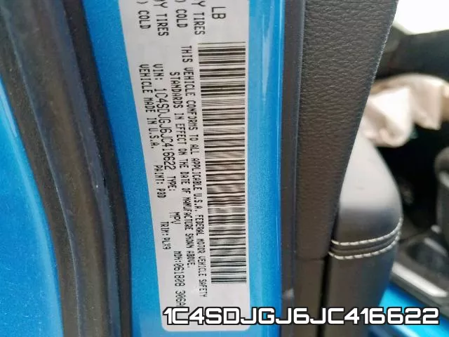 1C4SDJGJ6JC416622 фото 2