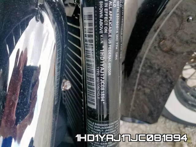 1HD1YAJ17JC081894 фото 2