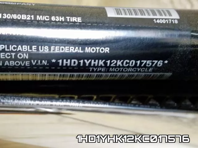 1HD1YHK12KC017576 фото 2