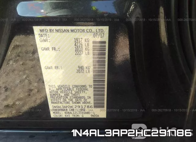 1N4AL3AP2HC291786 фото 8