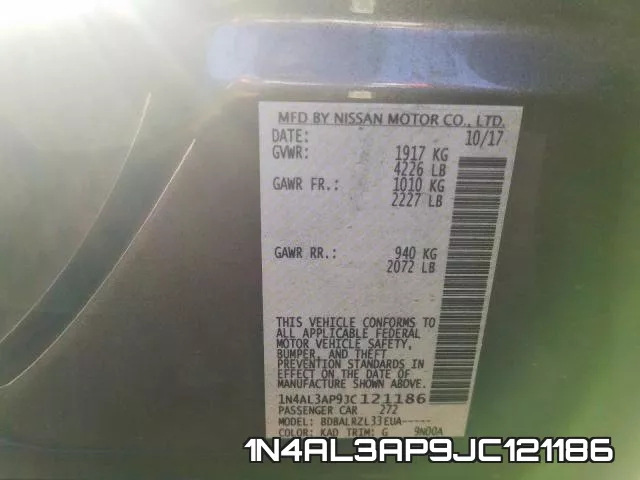 1N4AL3AP9JC121186 фото 2