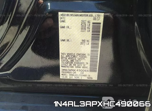 1N4AL3APXHC490066 фото 10