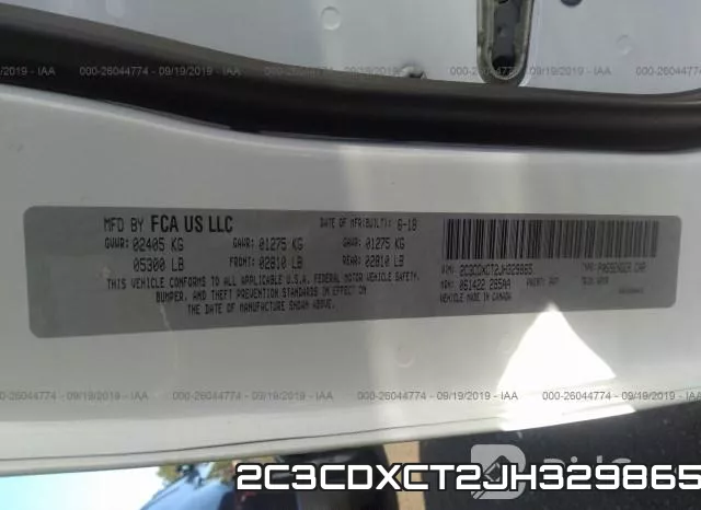 2C3CDXCT2JH329865 фото 10