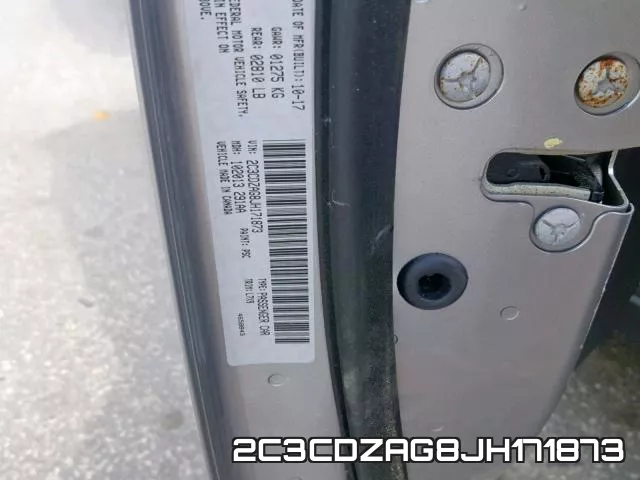 2C3CDZAG8JH171873 фото 2