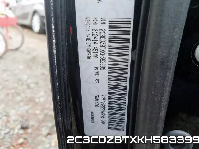 2C3CDZBTXKH583399 фото 2