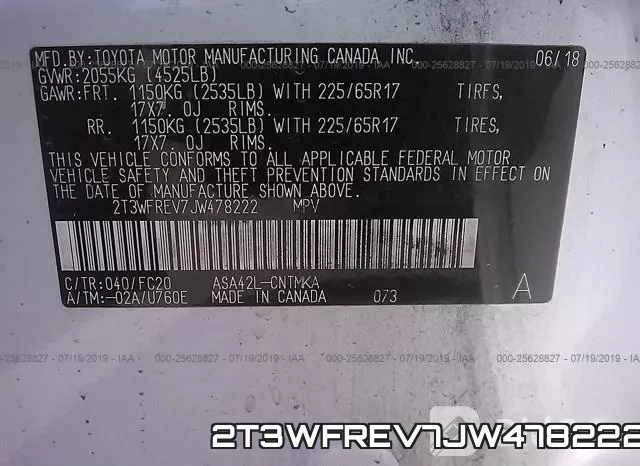 2T3WFREV7JW478222 фото 10