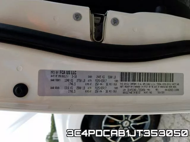 3C4PDCAB1JT353050 фото 2