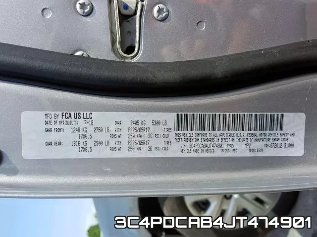3C4PDCAB4JT474901 фото 2