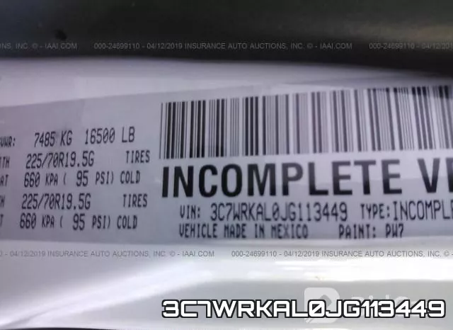 3C7WRKAL0JG113449 фото 10