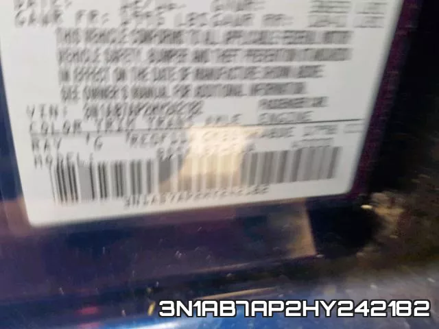3N1AB7AP2HY242182 фото 2