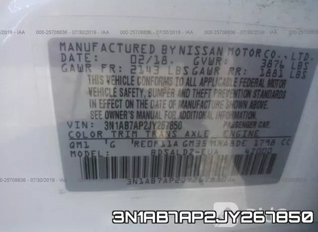 3N1AB7AP2JY267850 фото 10