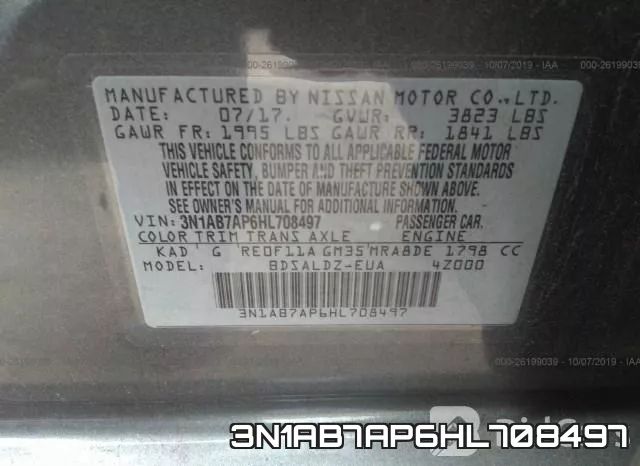 3N1AB7AP6HL708497 фото 10