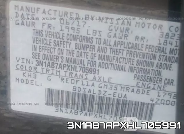 3N1AB7APXHL705991 фото 10
