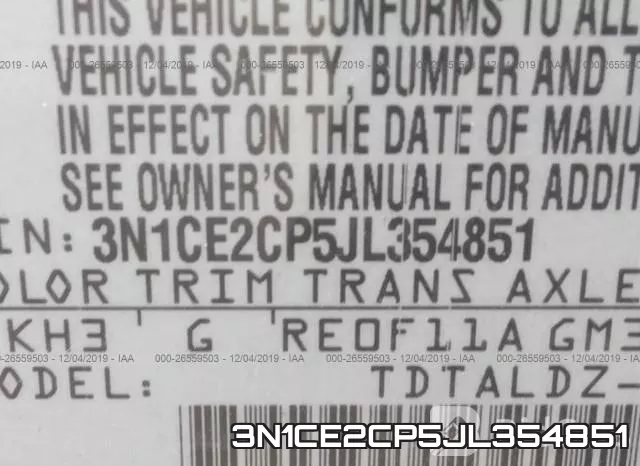 3N1CE2CP5JL354851 фото 10