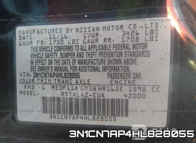 3N1CN7AP4HL828055 фото 9