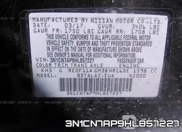 3N1CN7AP9HL857227 фото 10