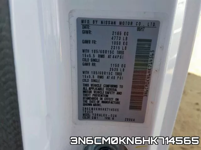 3N6CM0KN6HK714565 фото 2