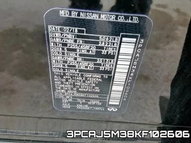 3PCAJ5M38KF102606 фото 2