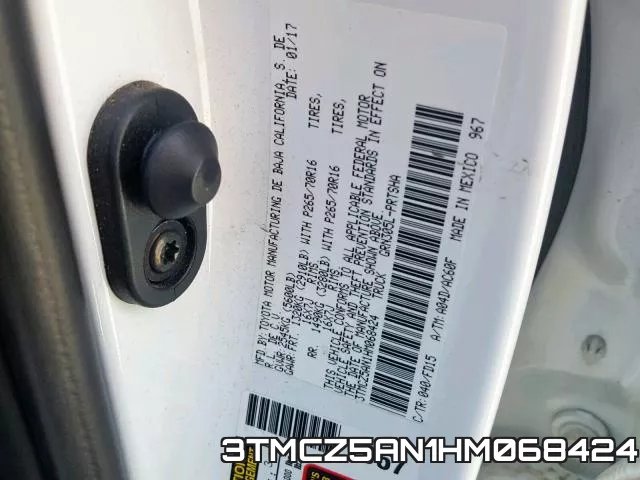 3TMCZ5AN1HM068424 фото 2