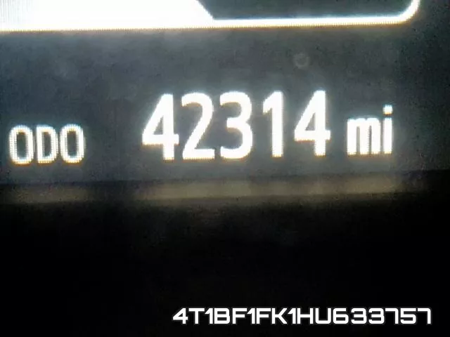4T1BF1FK1HU633757 фото 8