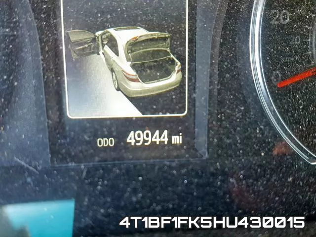 4T1BF1FK5HU430015 фото 9