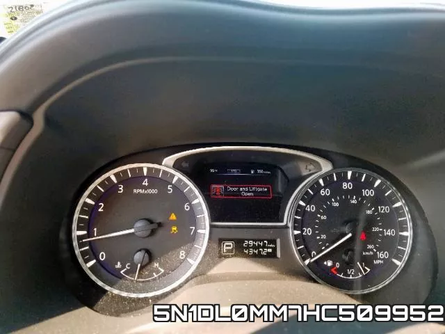 5N1DL0MM7HC509952 фото 9